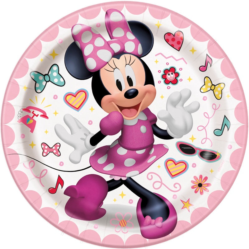 Minnie Mouse 7" Plates 8ct