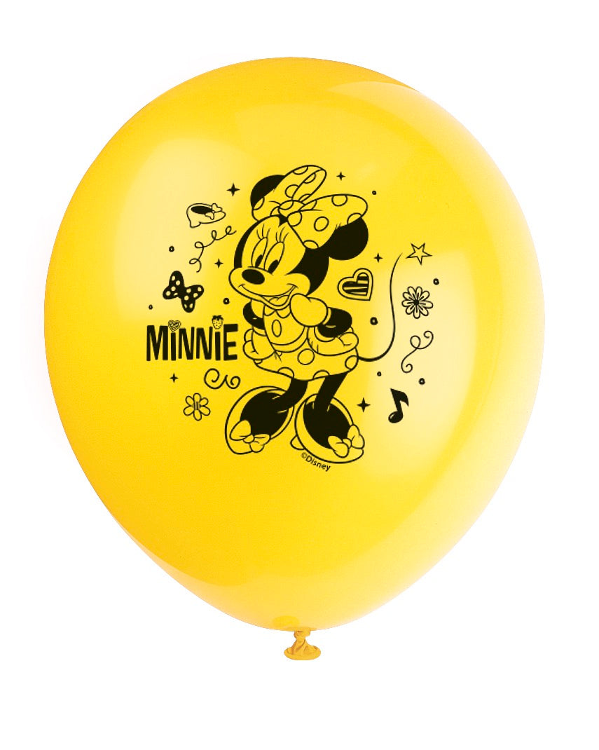 Minnie Mouse 12in Latex Balloons 8ct