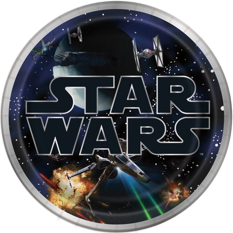 Star Wars 9" Plates 8ct