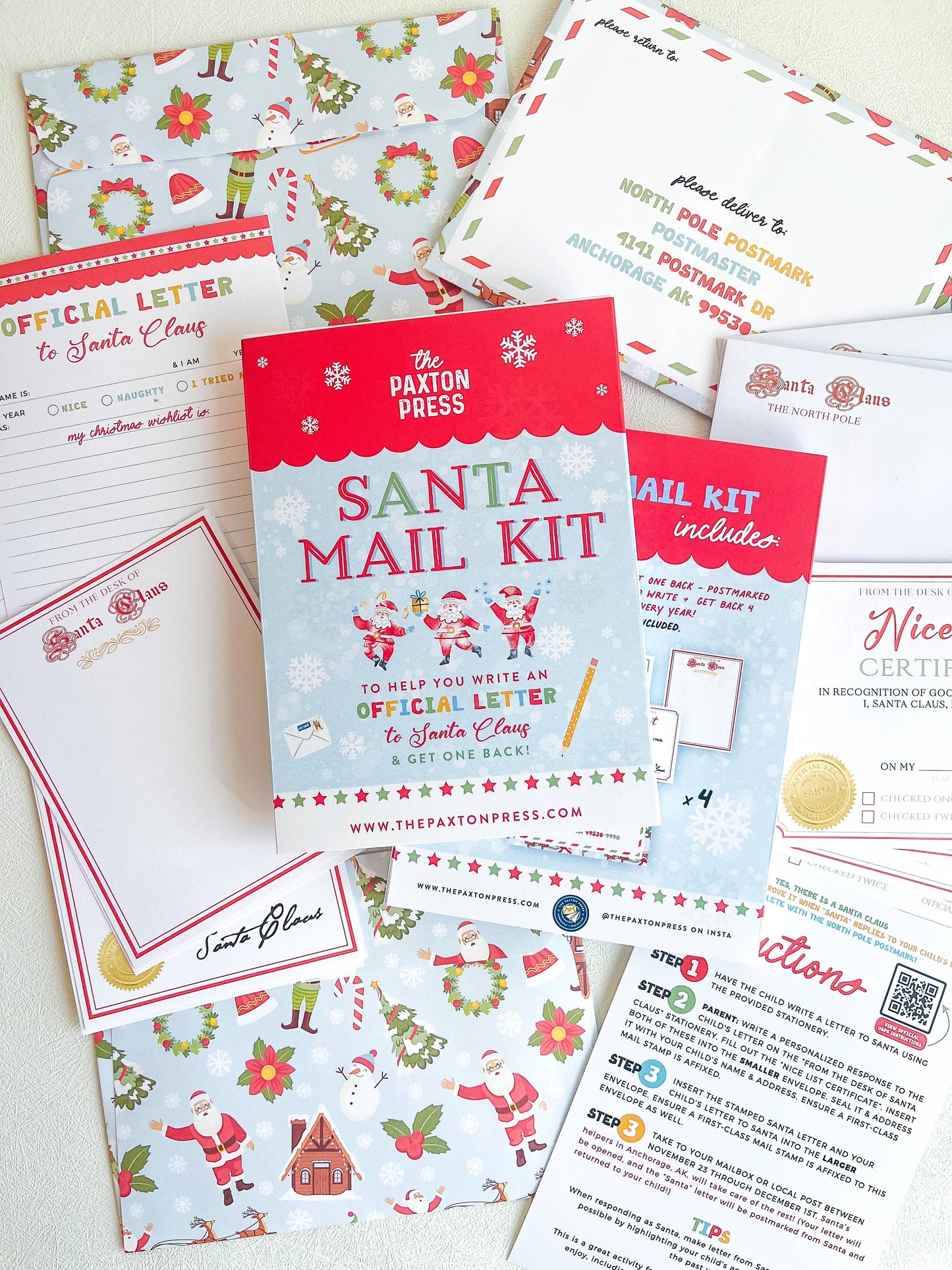 Santa Mail Kit - Christmas Writing Kit