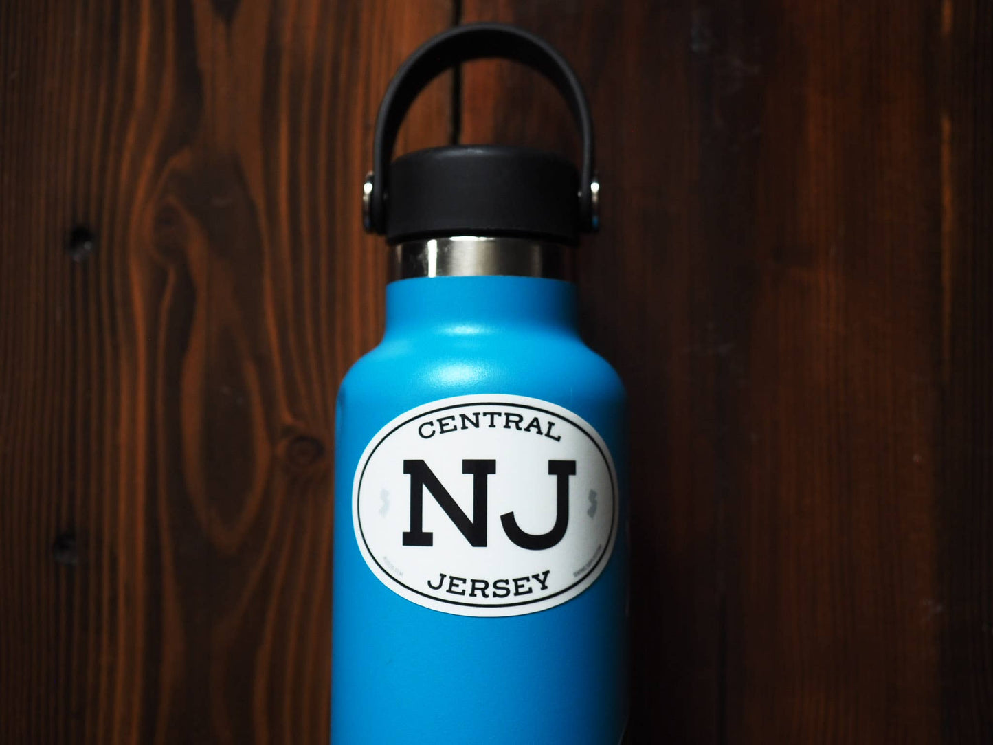 Central Jersey NJ Classic White Oval New Jersey Stickers