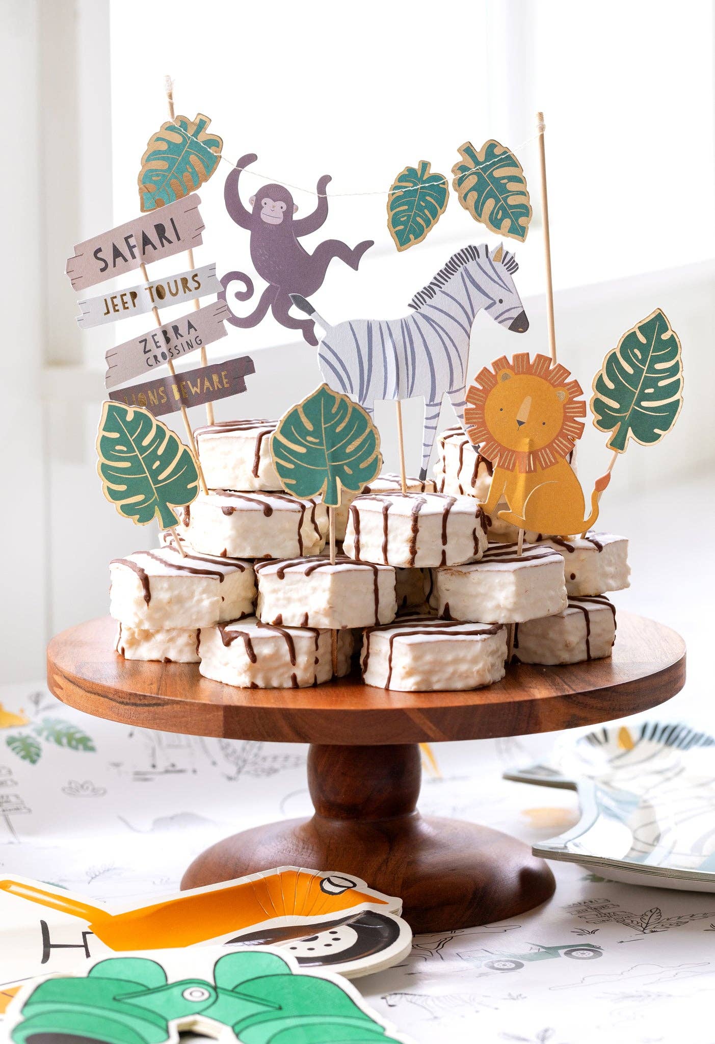 Safari Cake Topper Set 8ct