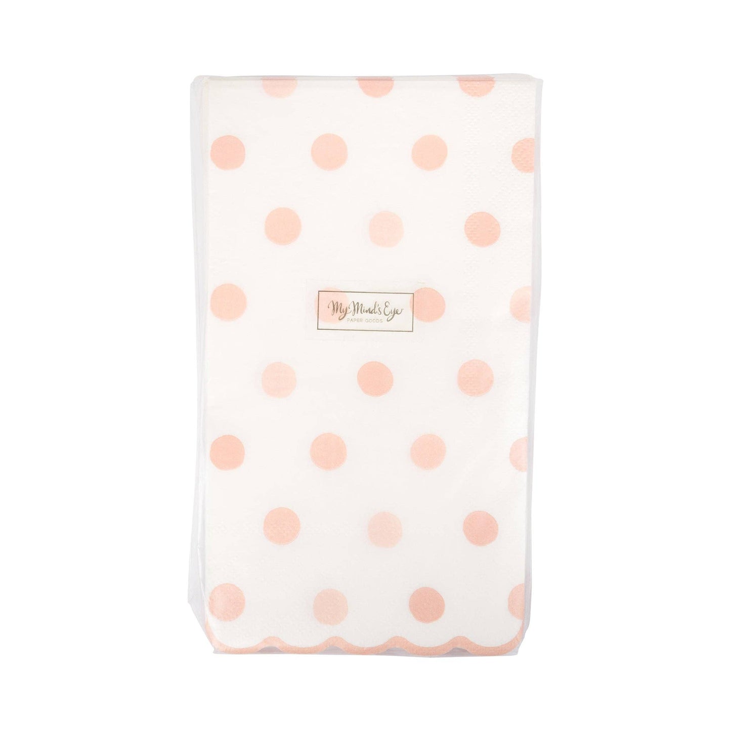 Baby Pink Polka Dot Dinner Napkins 24ct