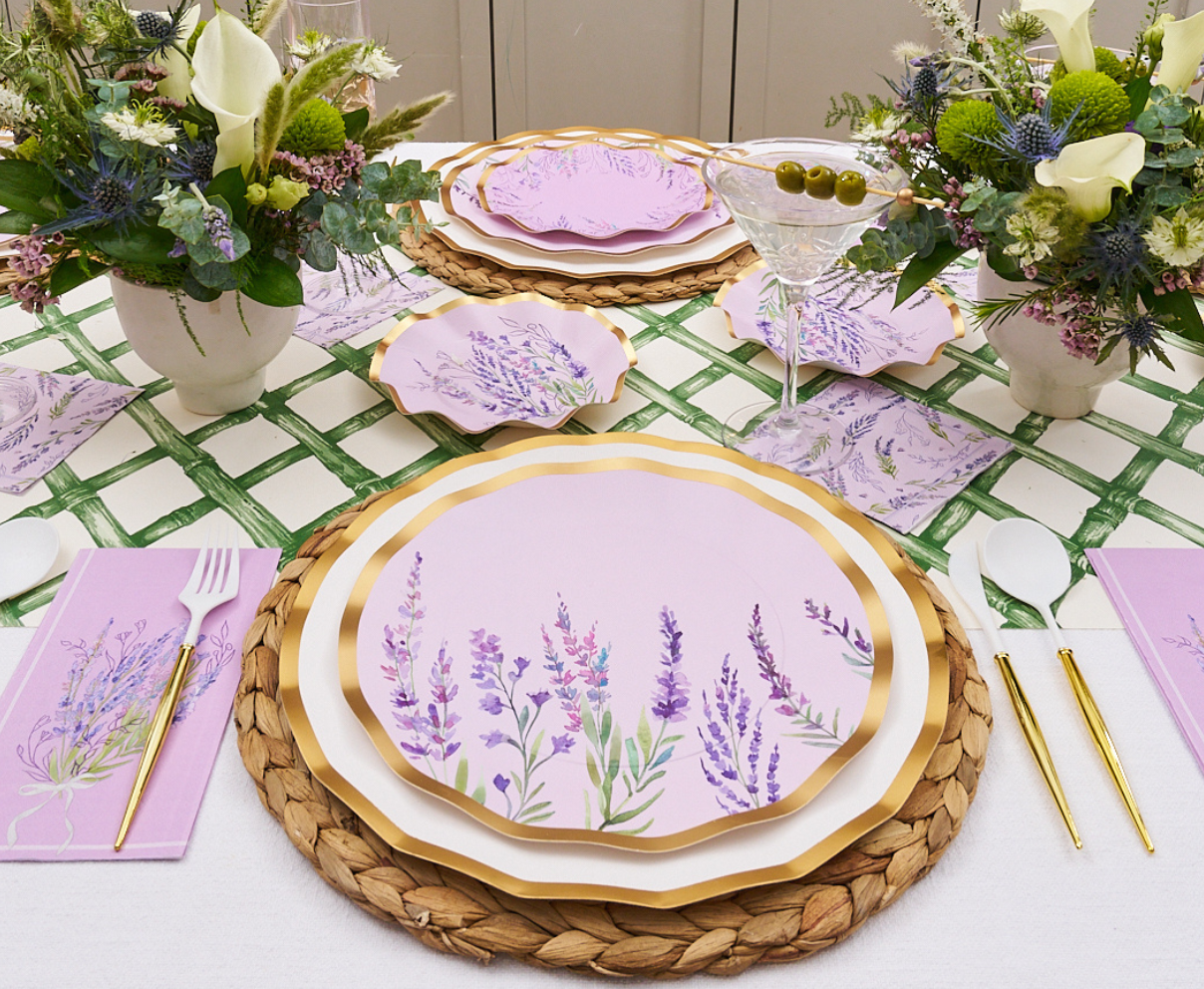 Lavender Fields 10.5in Dinner Plates 8ct
