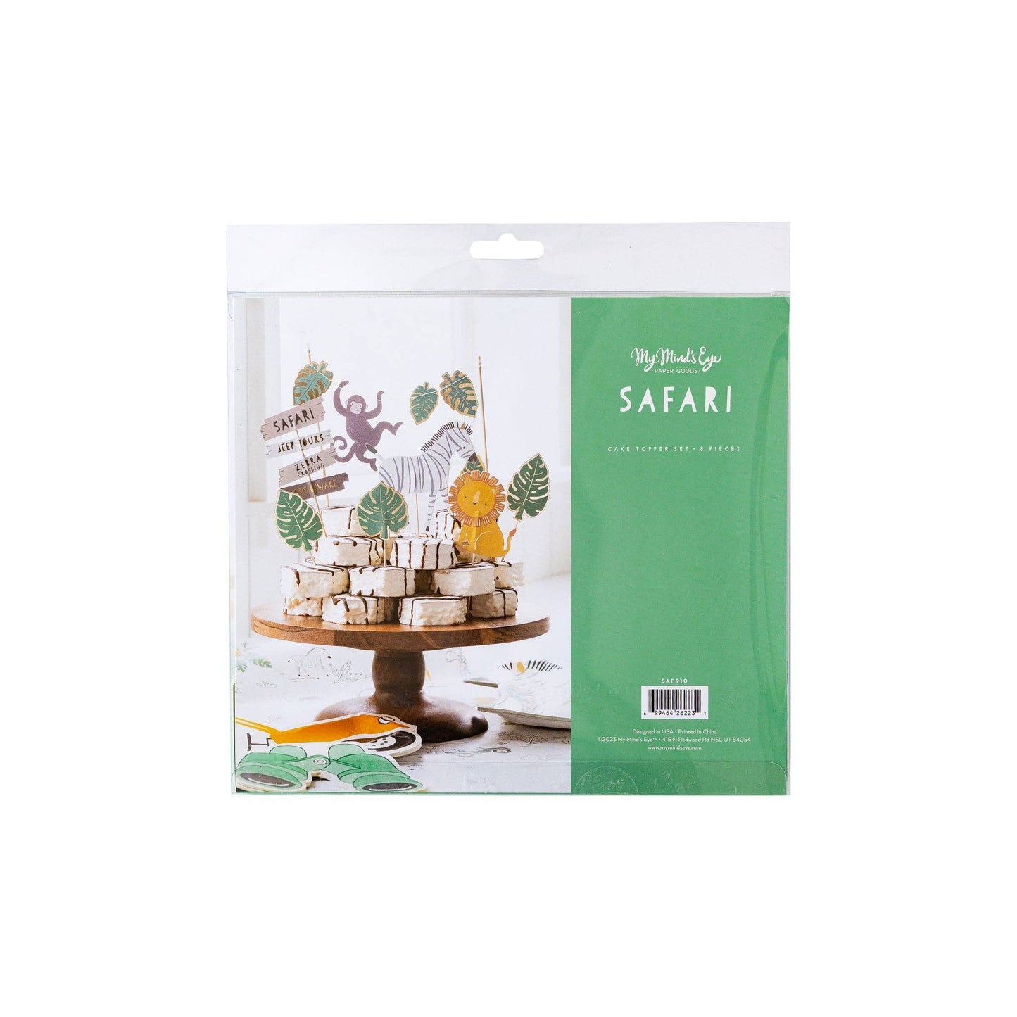 Safari Cake Topper Set 8ct