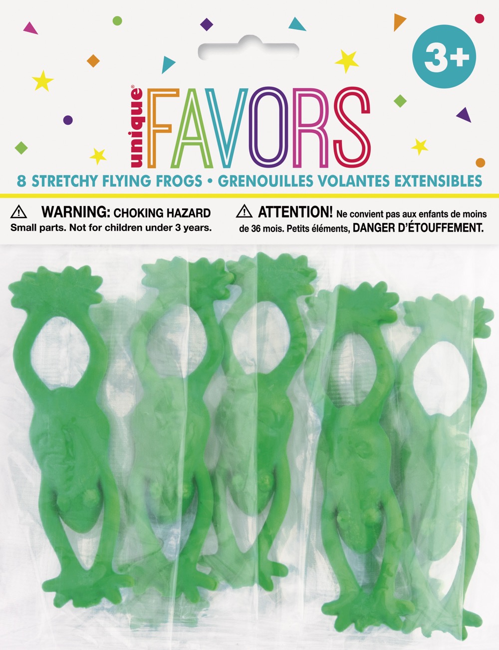 Stretchy Frog Slingshot Shooters 8ct