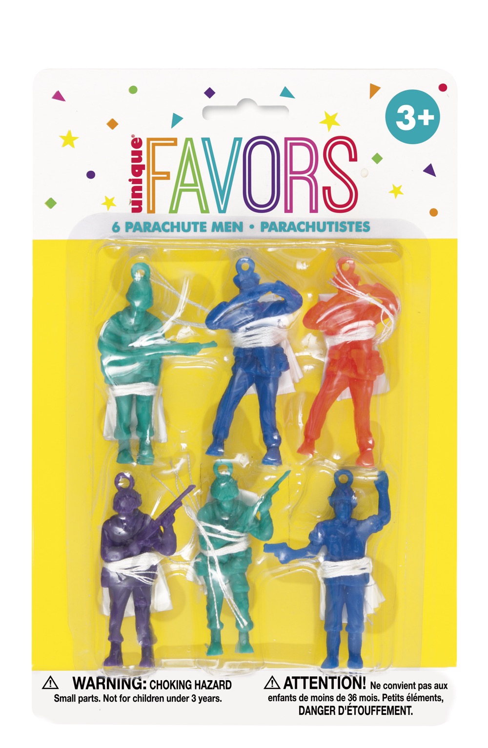 Parachute Men 2¾" 6ct