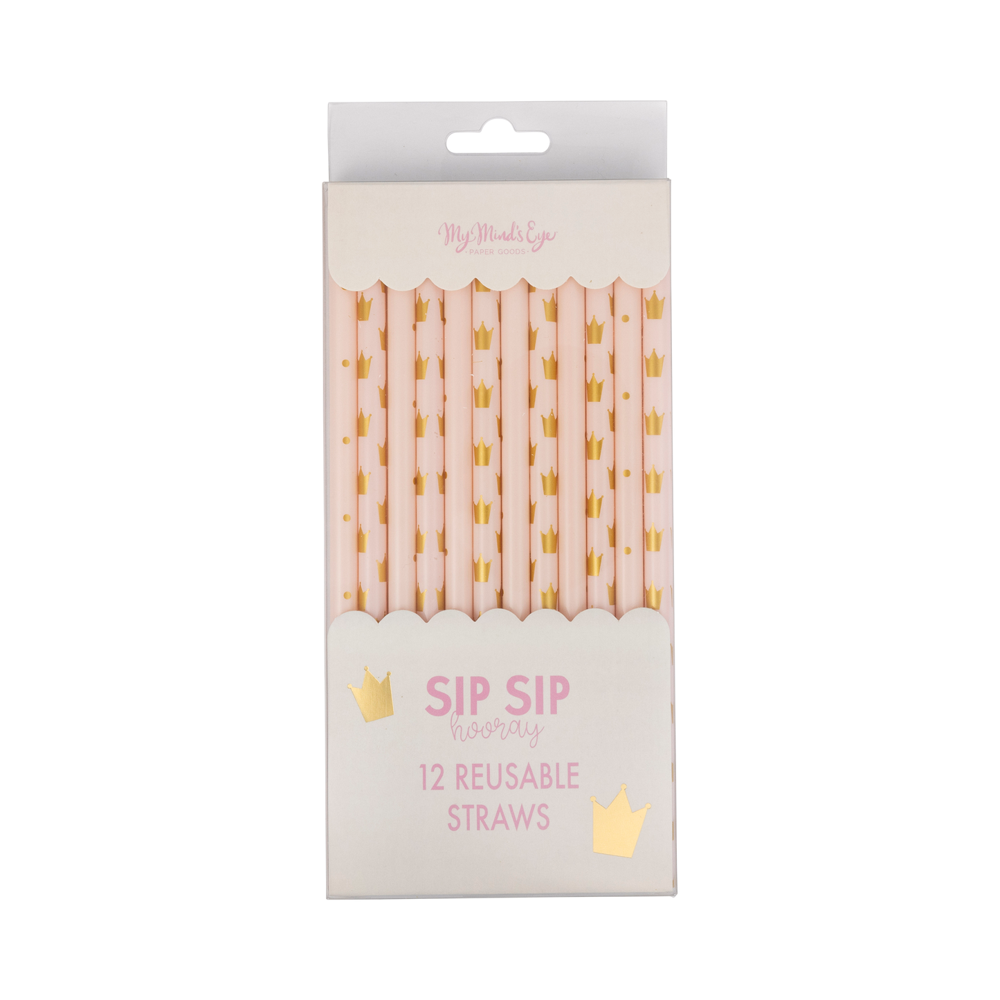Princess Reusable Straws 12ct