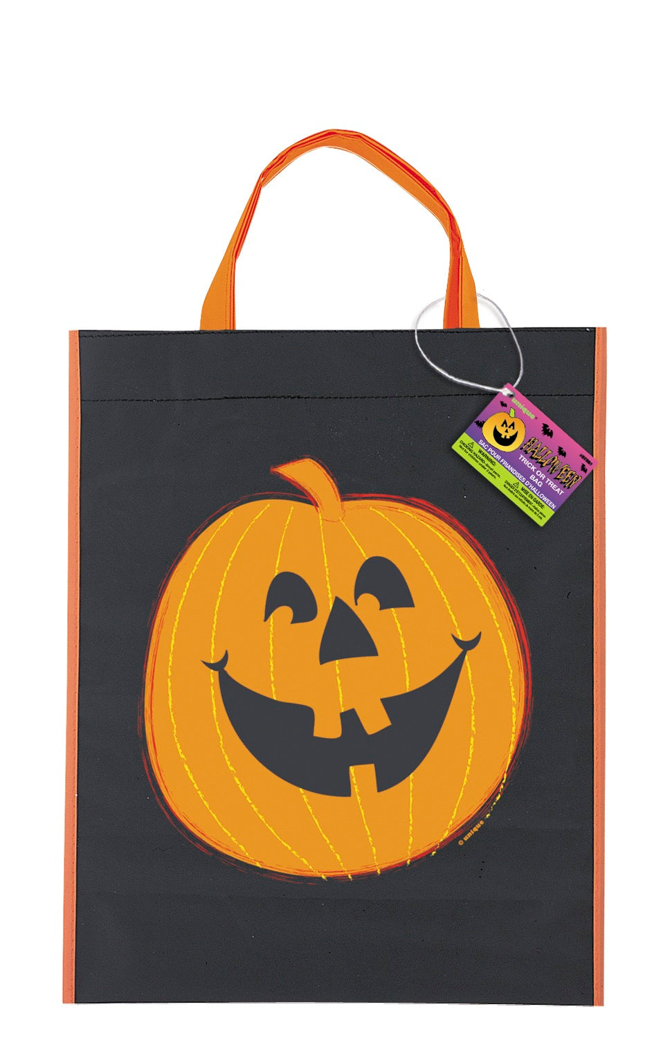 Halloween Pumpkin Tote Bag 12x15