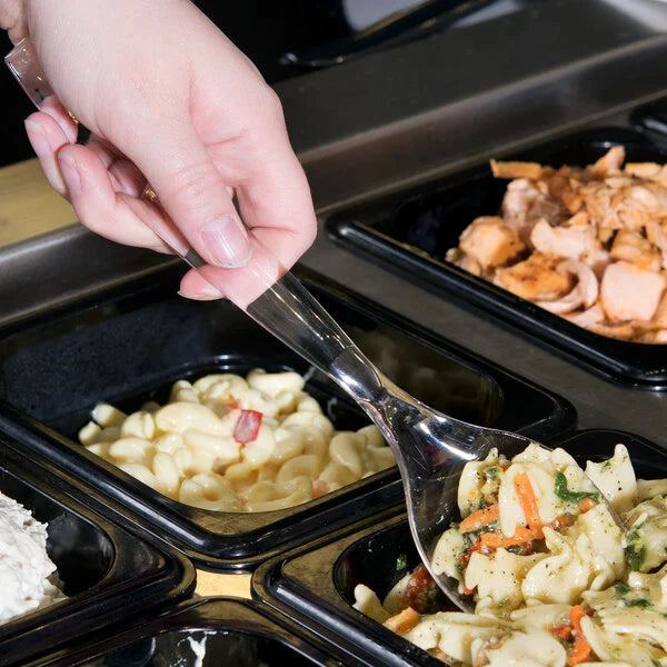 Clear 10in Plastic Serving Spoon
