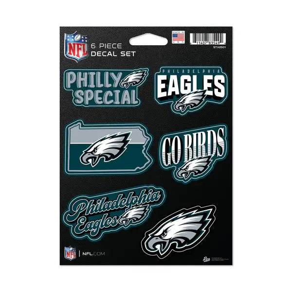Philadelphia Eagles 6-Piece Decal Set