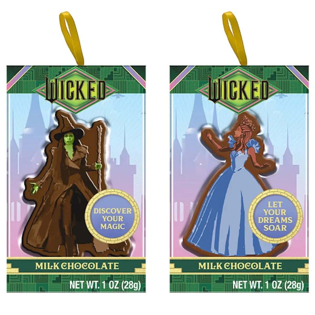 Wicked Theme Chocolate Ornaments - 1 Assorted