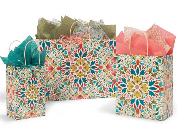 Mosaic Tile Paper Gift Bags