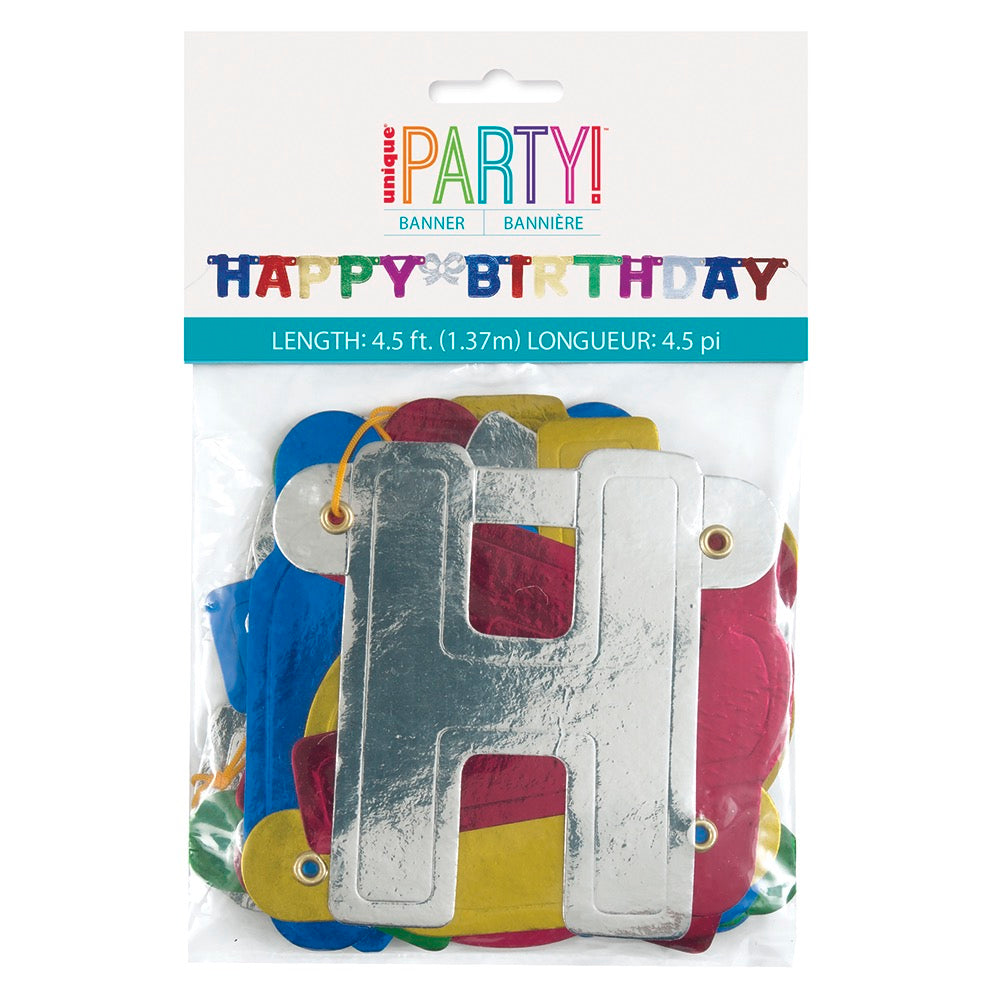 Deluxe Birthday Jointed Banner