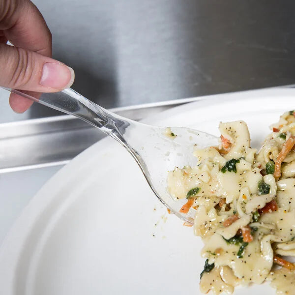Clear 10in Plastic Serving Fork