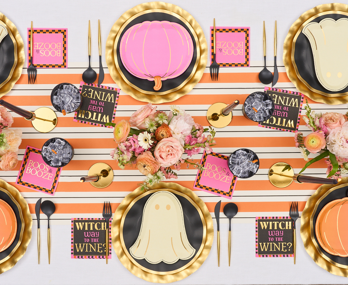 Boo Bold Die Cut Salad Plates/8pk