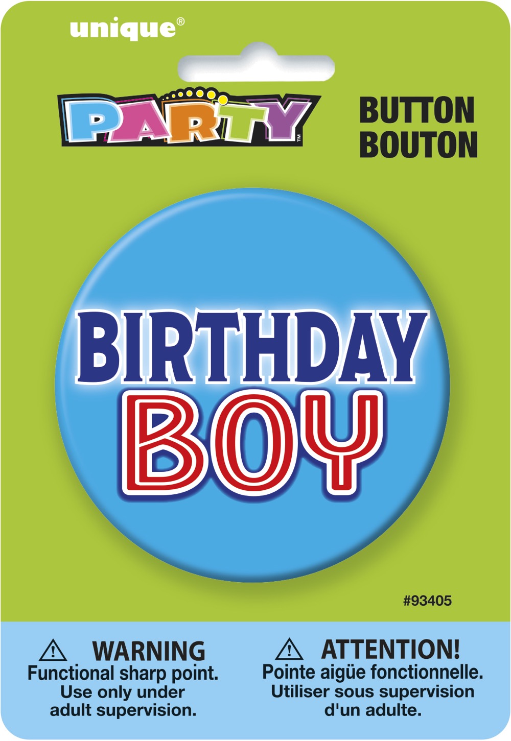 Birthday Boy Button