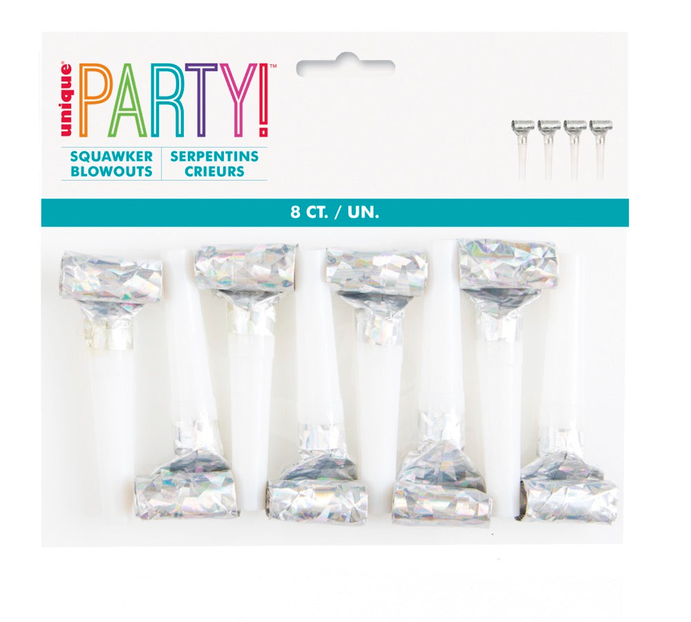 Prismatic Silver Squawker Blowouts 8ct