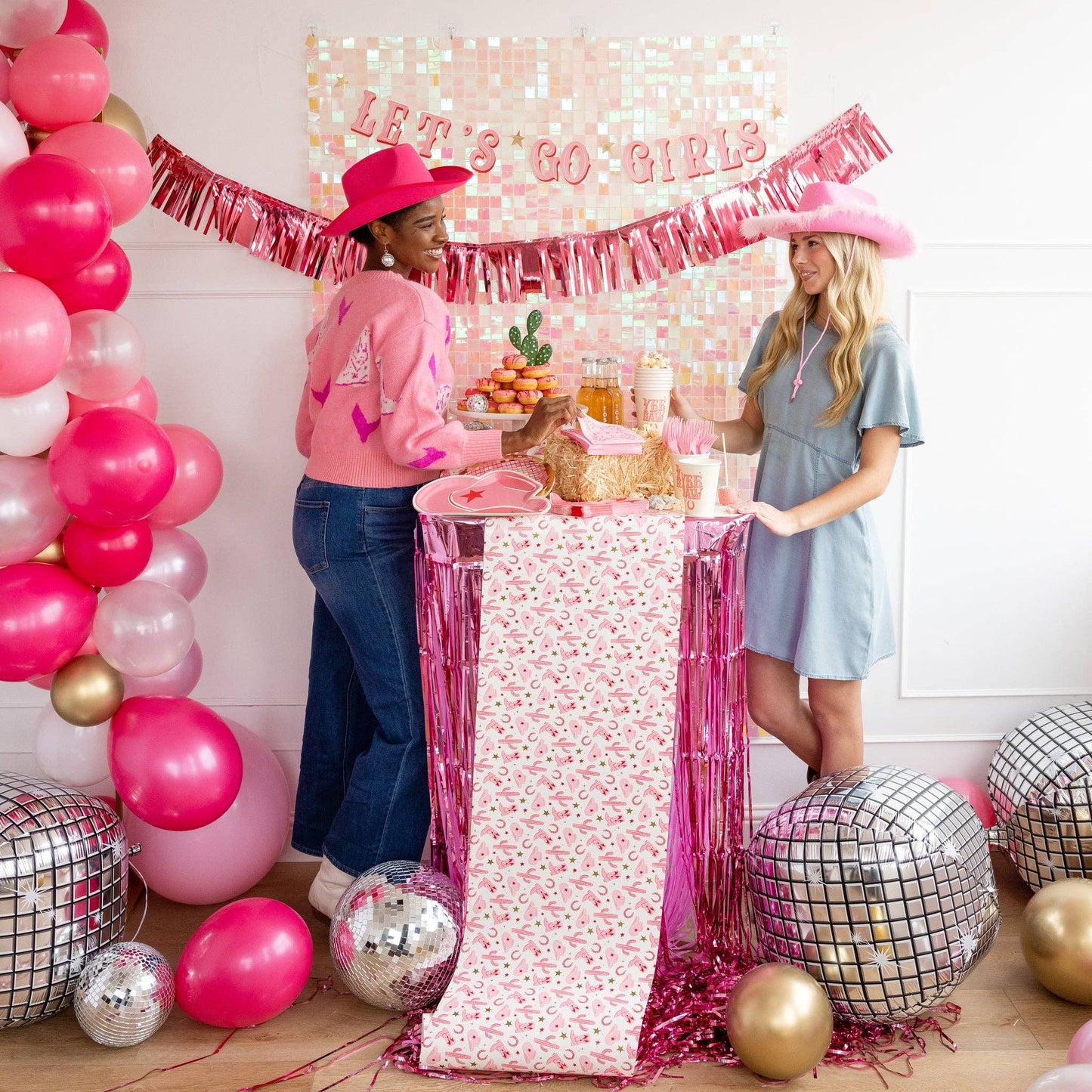 Cowgirl Paper Table Runner