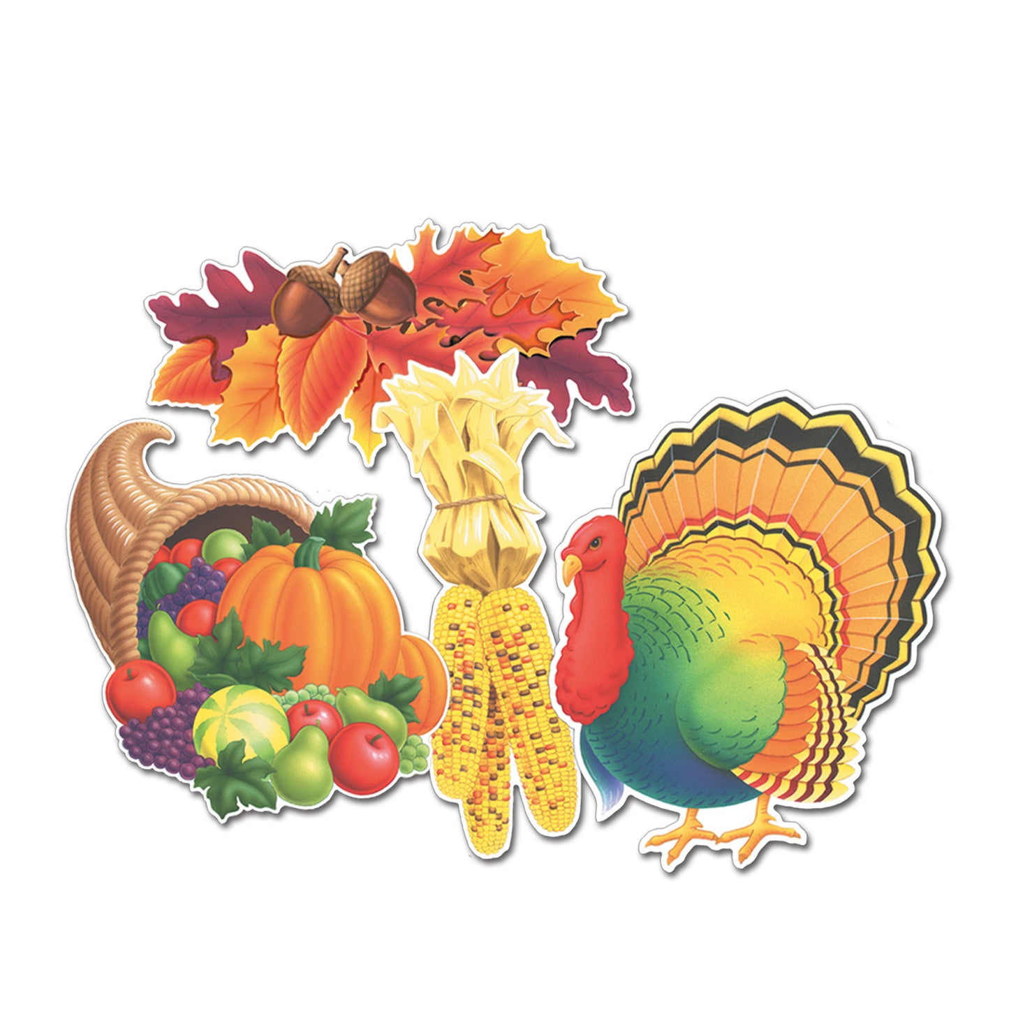 Thanksgiving Cutouts 4ct