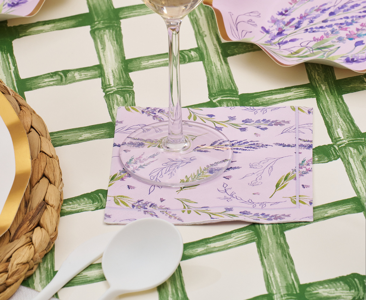Lavender Fields Cocktail Napkins 26ct