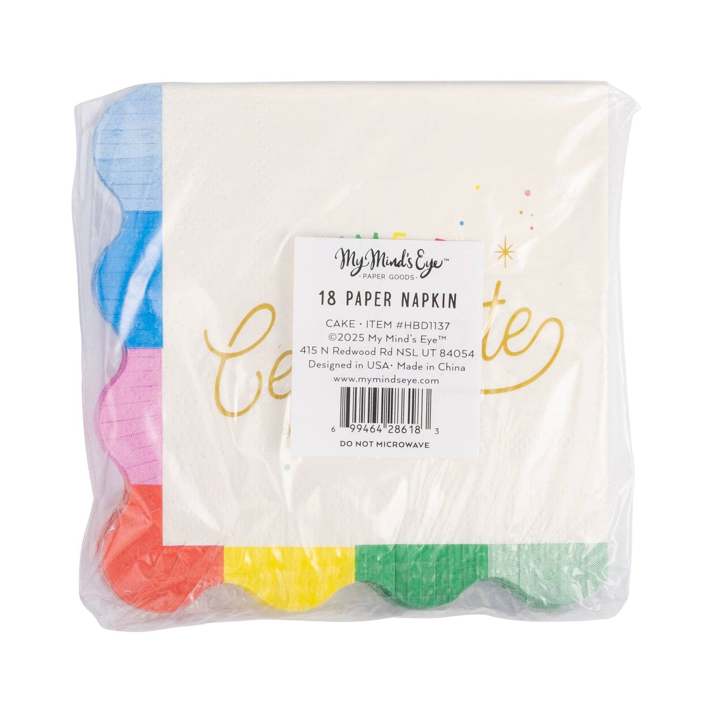 Time to Celebrate Cocktail Napkins 18ct