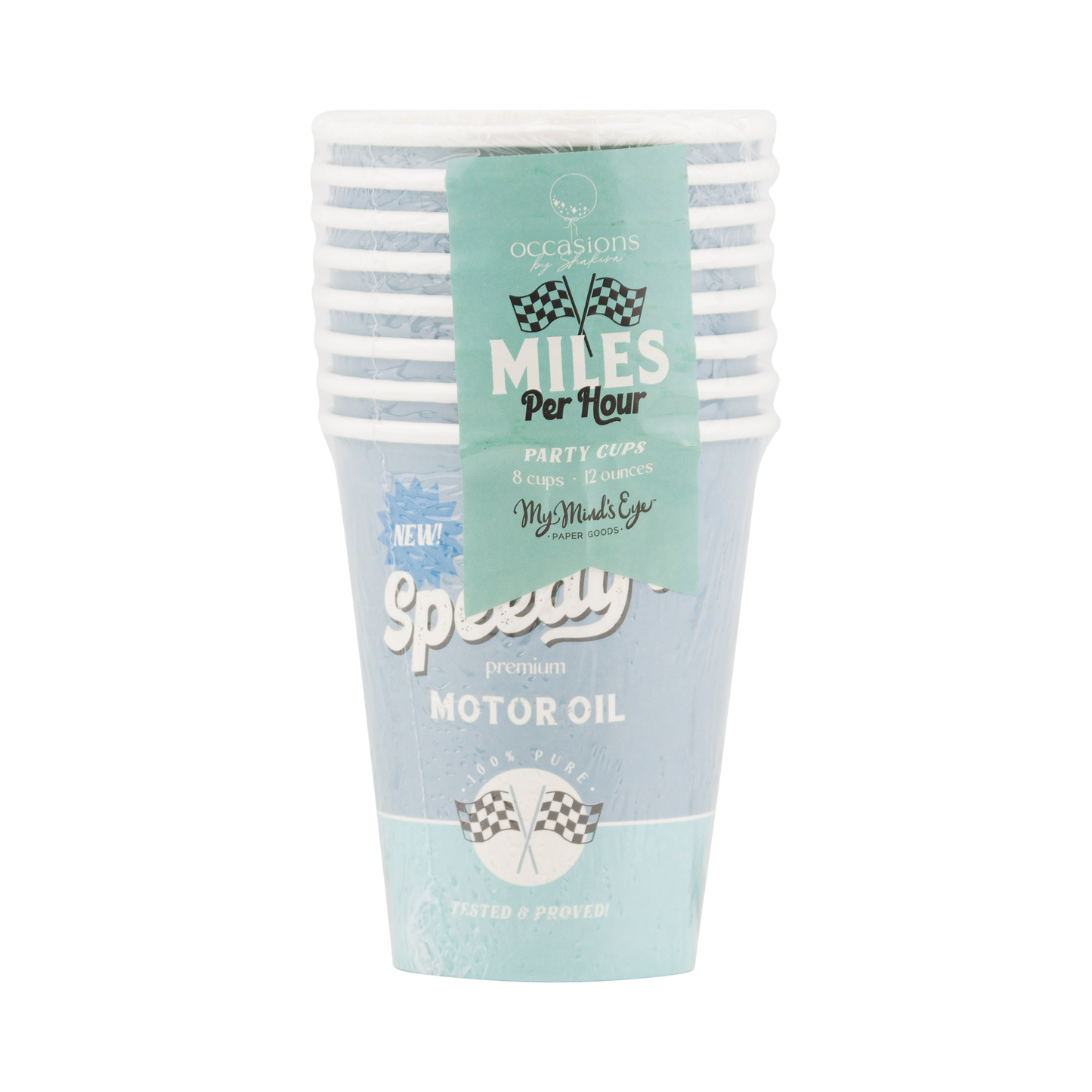 Miles per Hour Speedy Paper Cups 8ct