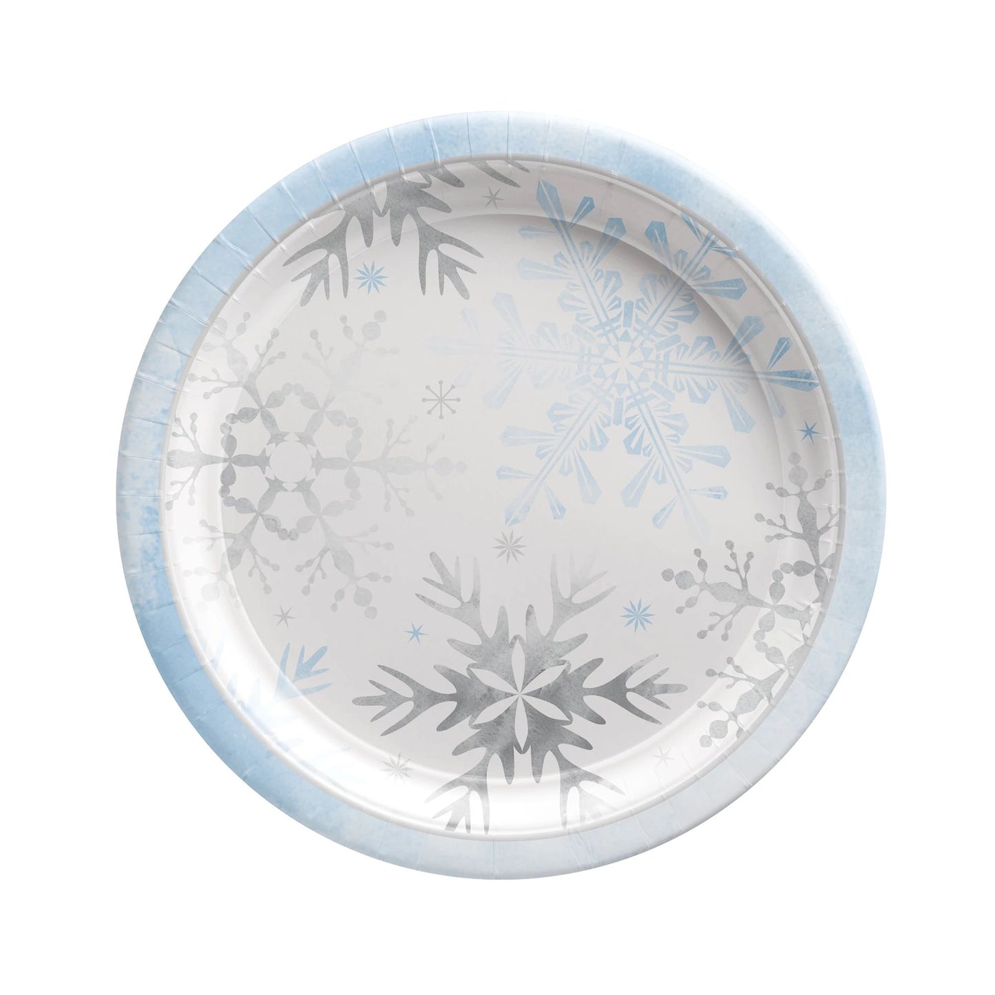Snowflake 7in Plates 8ct