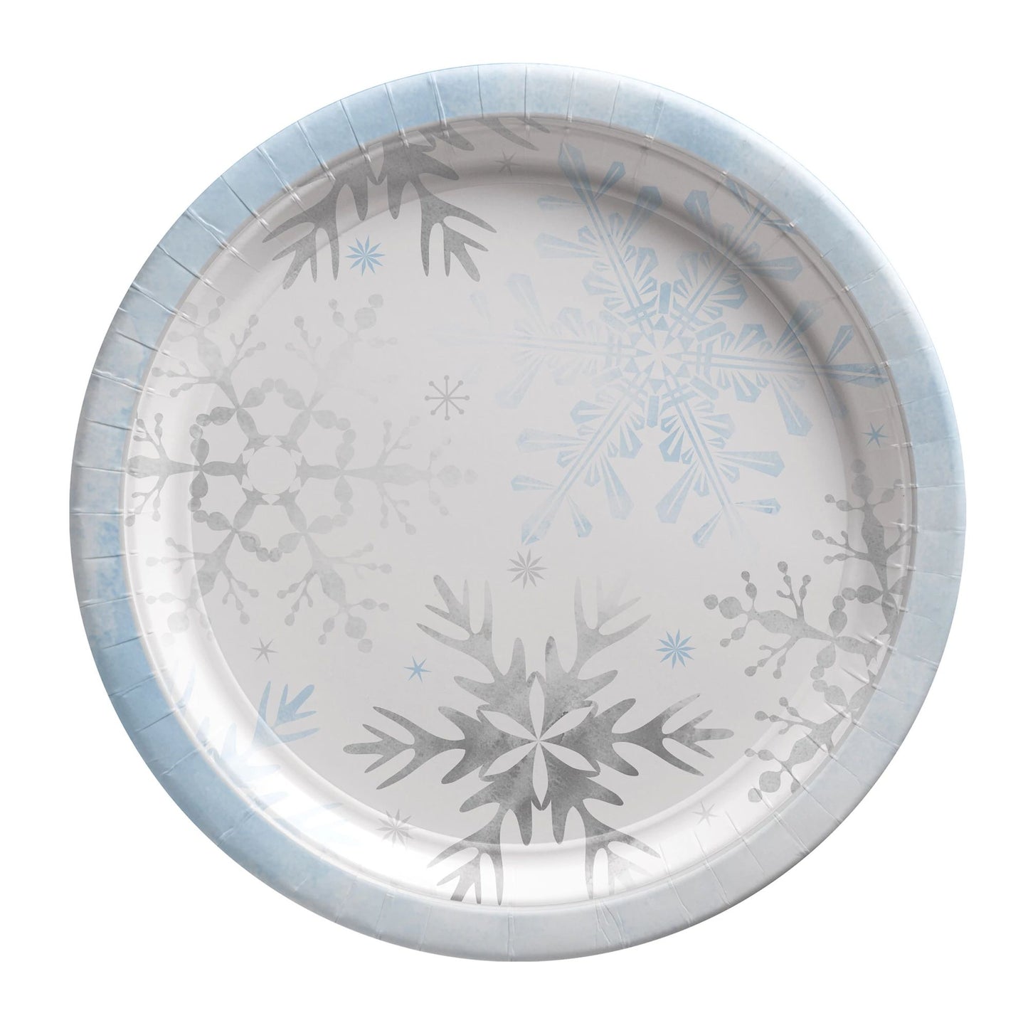 Snowflake 9in Plates 8ct