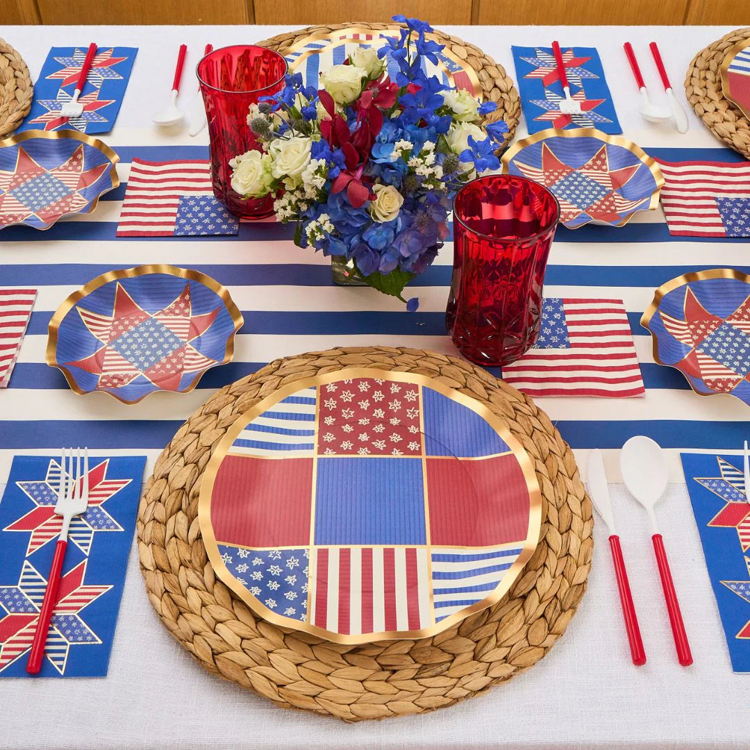 Americana 8in Shaped Salad/Dessert Bowls 8ct