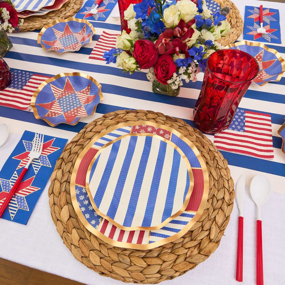 Americana 8in Salad/Dessert Plates 8ct