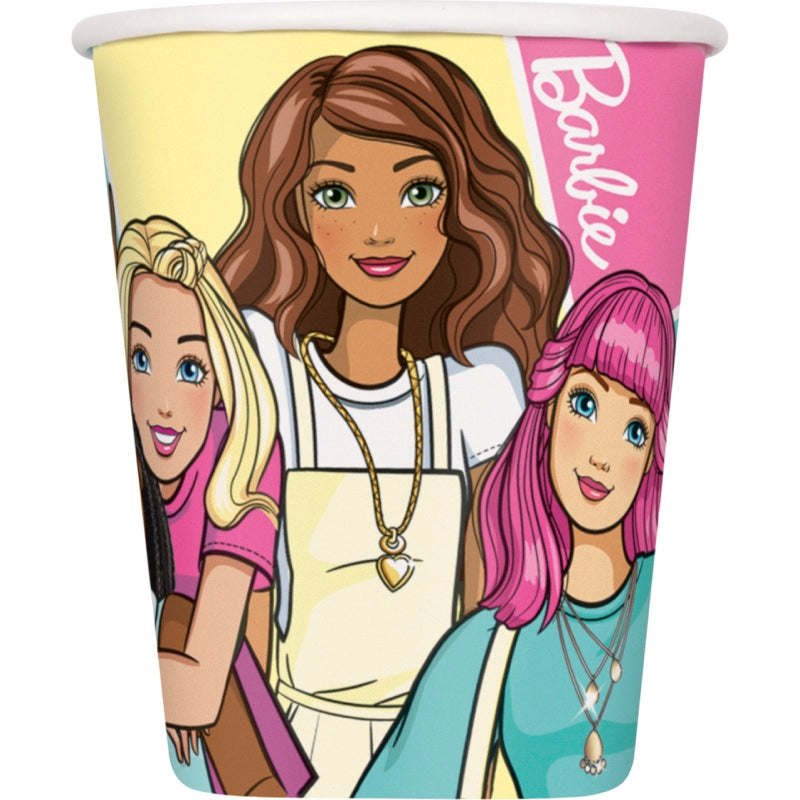Barbie 9oz Paper Cups 8ct