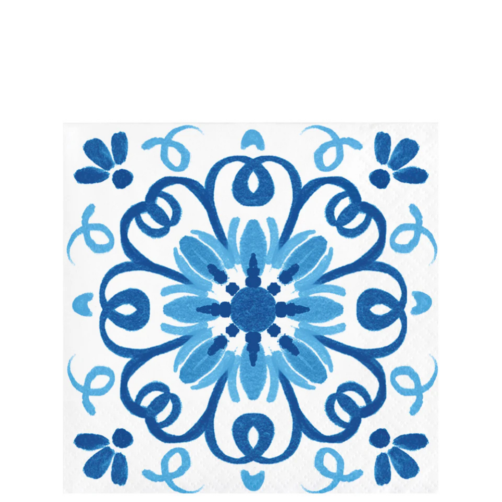 Blue Willow Beverage Napkins 16ct