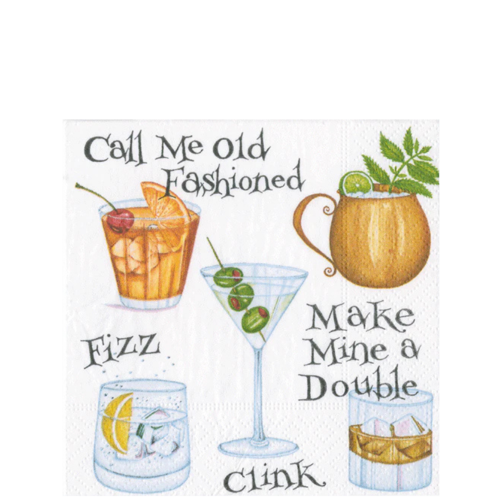 Cocktail Hour Cocktail Napkins 20ct