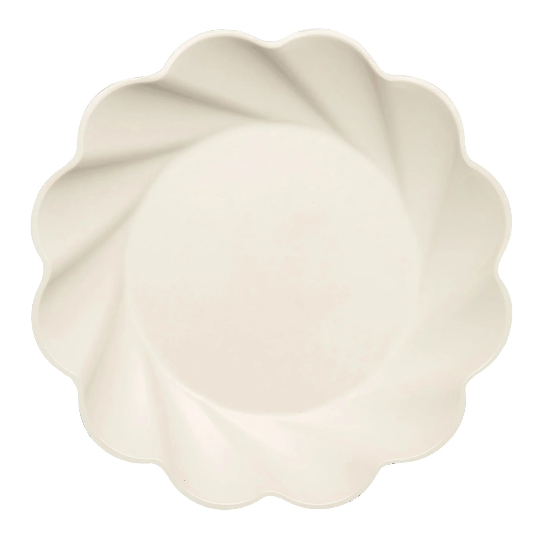 Cream Eco 9.5in Dinner Plates 8ct