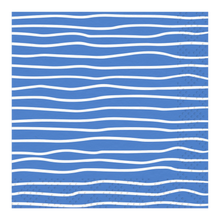 French Blue Eco Cocktail Napkins 20ct