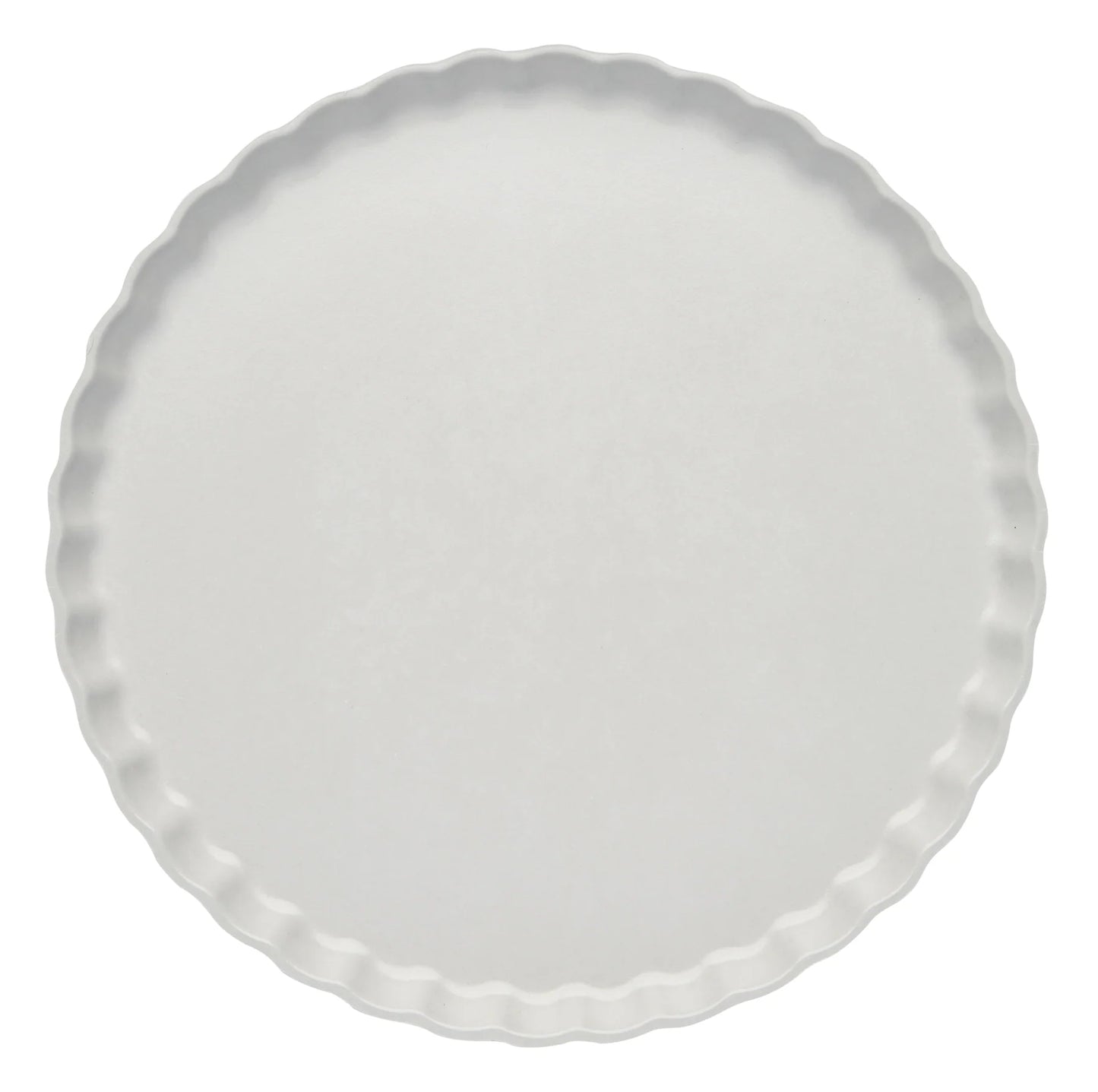 Concrete Eco Pleated 11in Dinner Plates 8ct