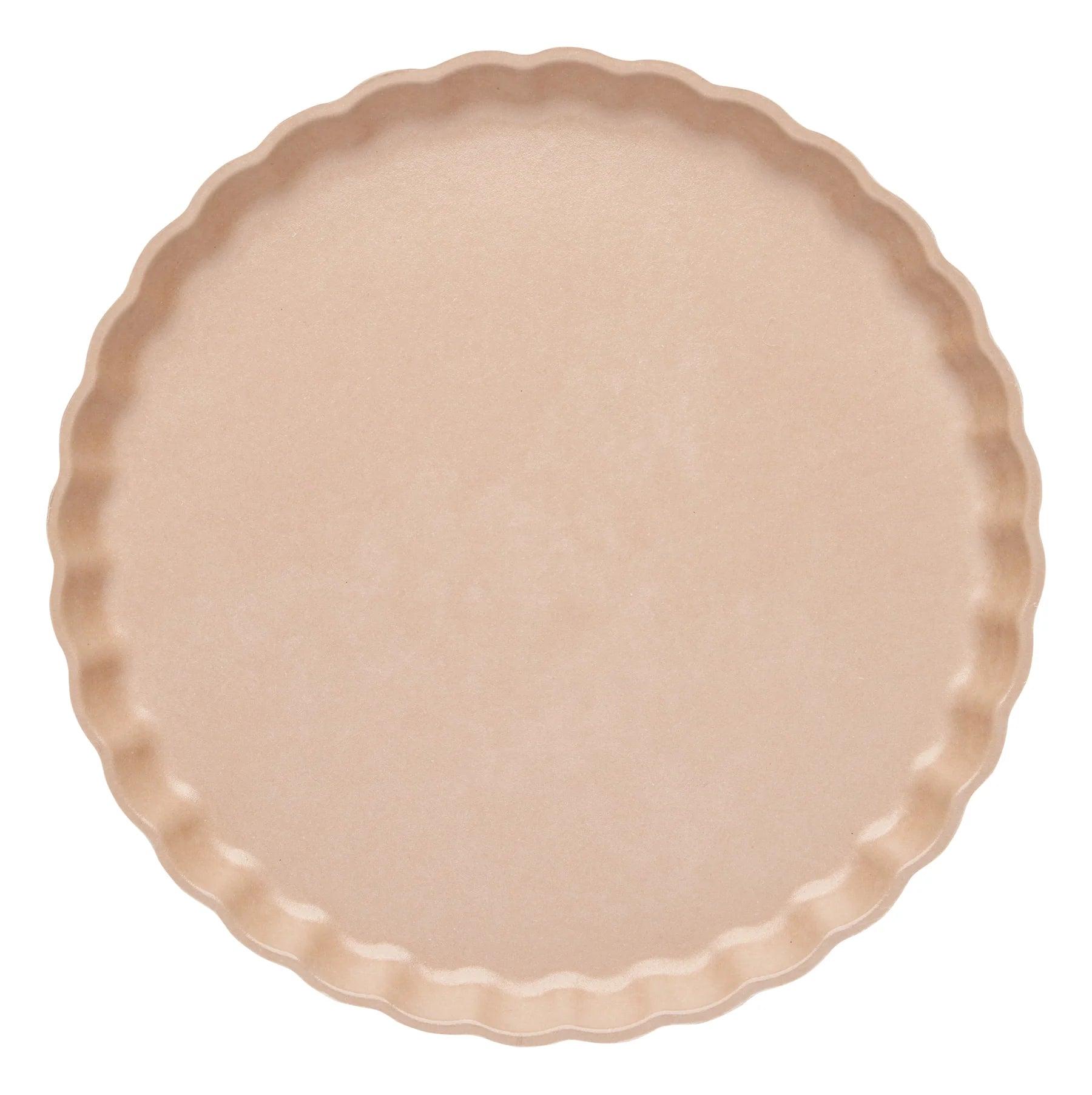 Sand Eco Pleated 9in Salad/Dessert Plates 8ct