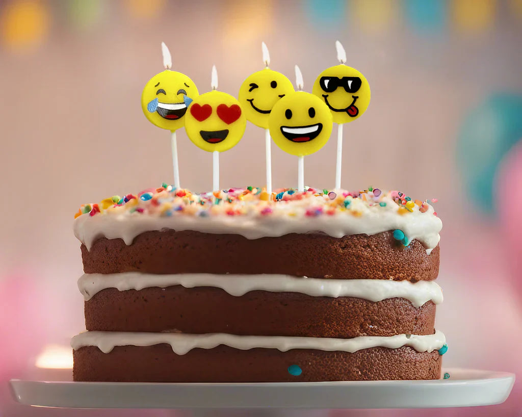 Emojis Shaped Pick Candles
