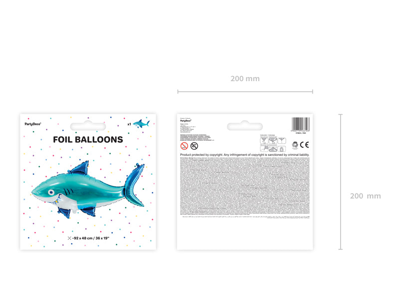 Shark Balloon 40in
