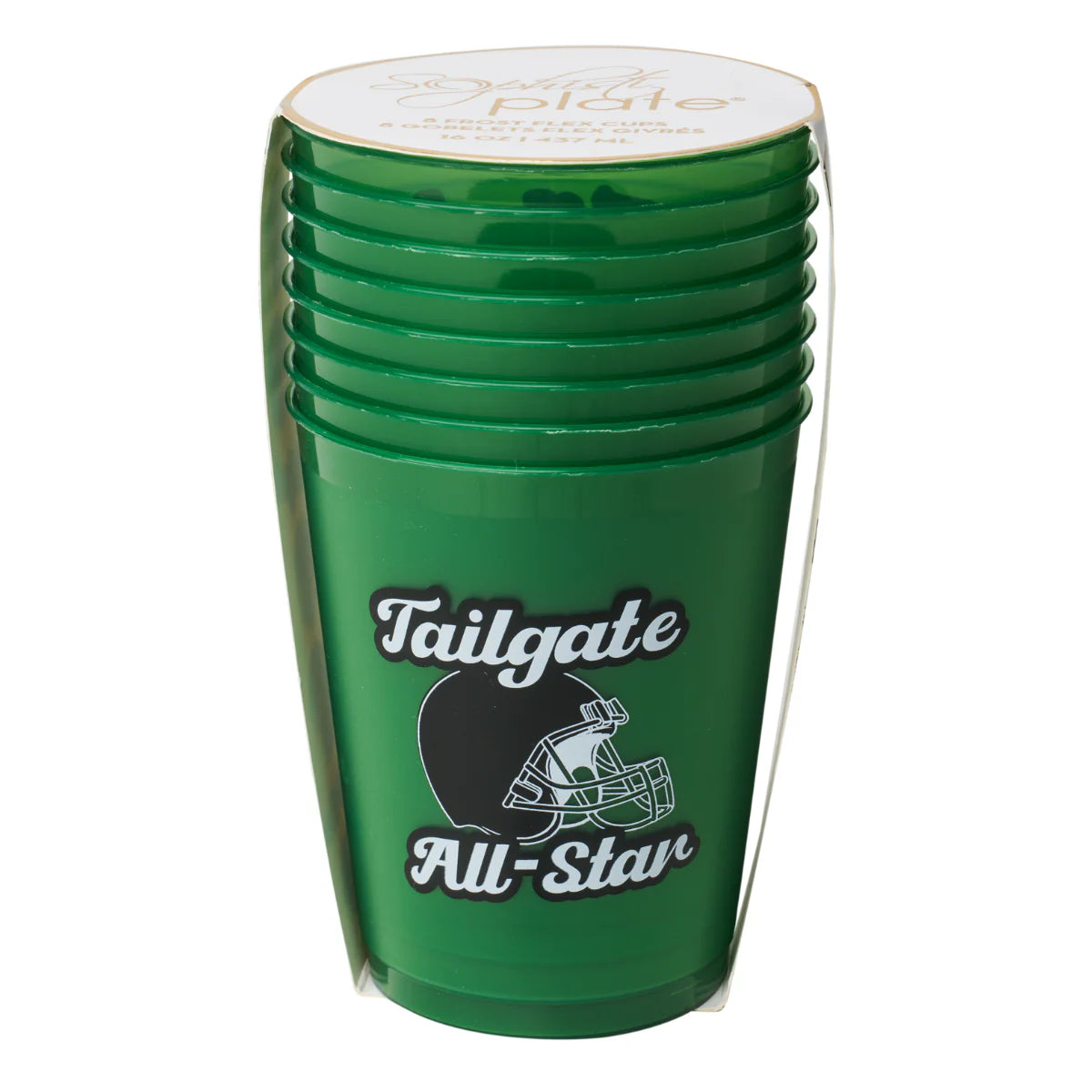 Tailgate Football All-Star Frost Flex 16oz Cups 8ct