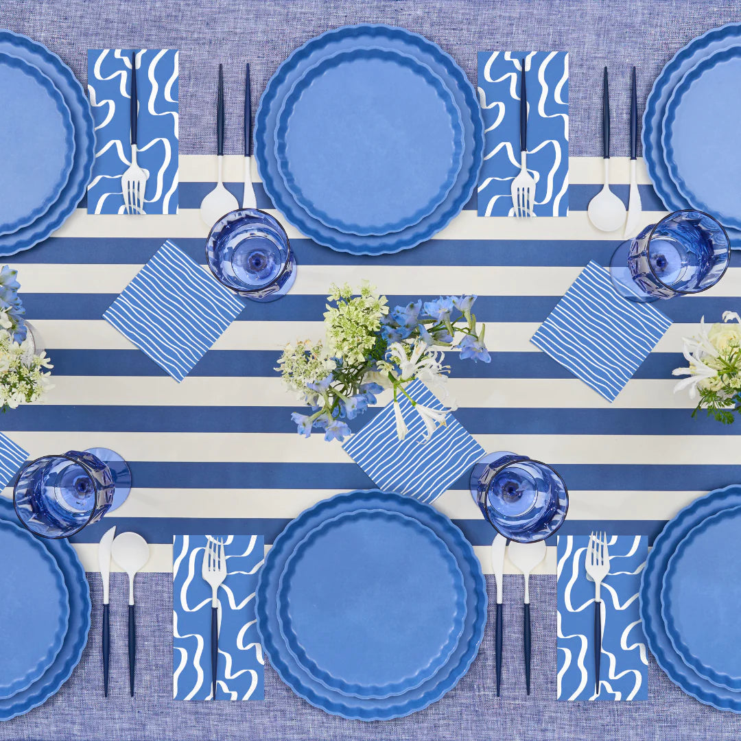 French Blue Eco Guest Towels 20ct
