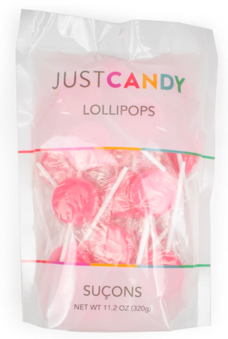 Flat Lollipops 40ct Bag