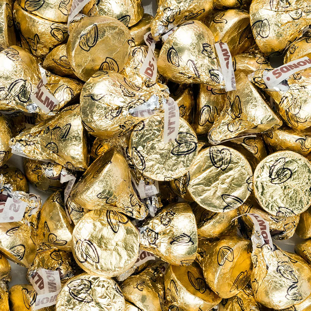 Milk Chocolate Hershey's Kisses 50ct Bag Gold