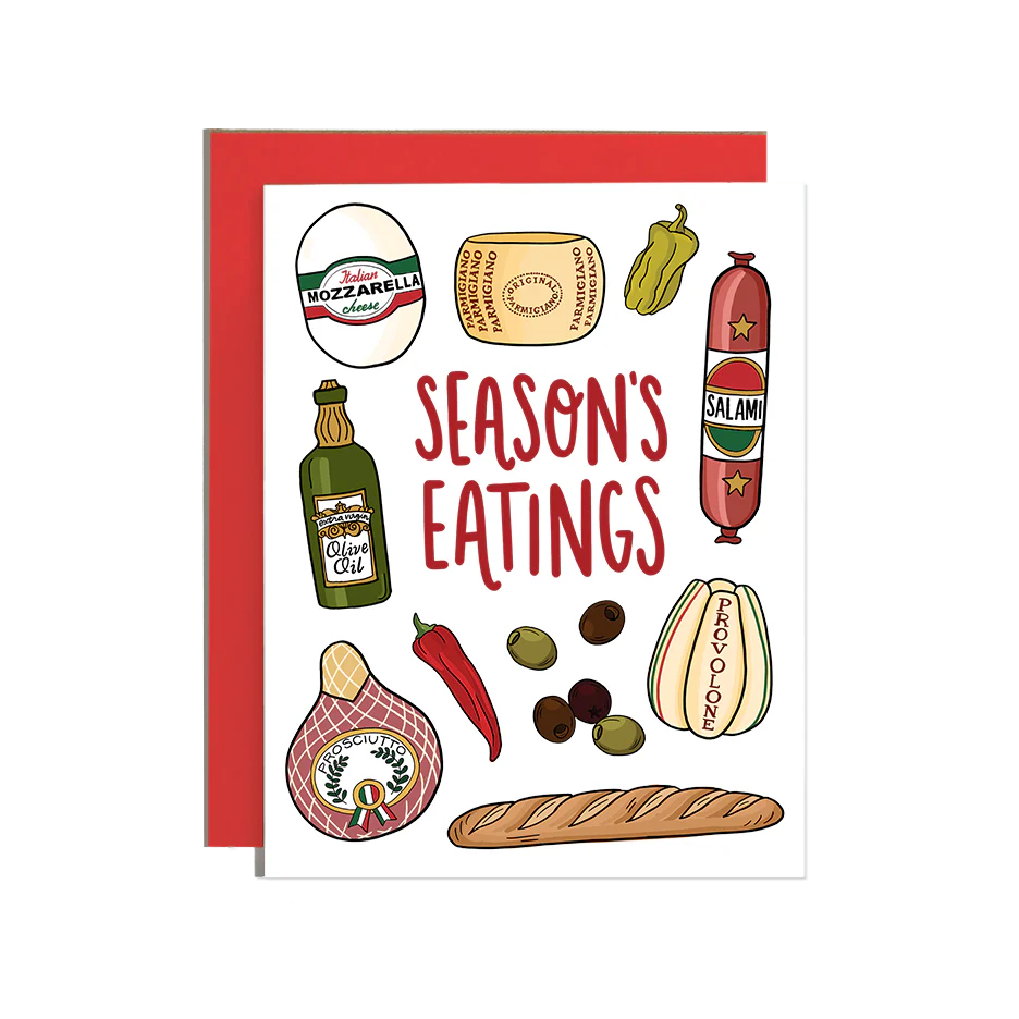 Italian Meat & Cheeses Holiday Card