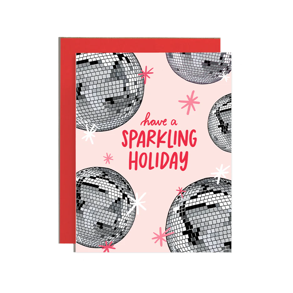 Disco Sparkling Holiday Card