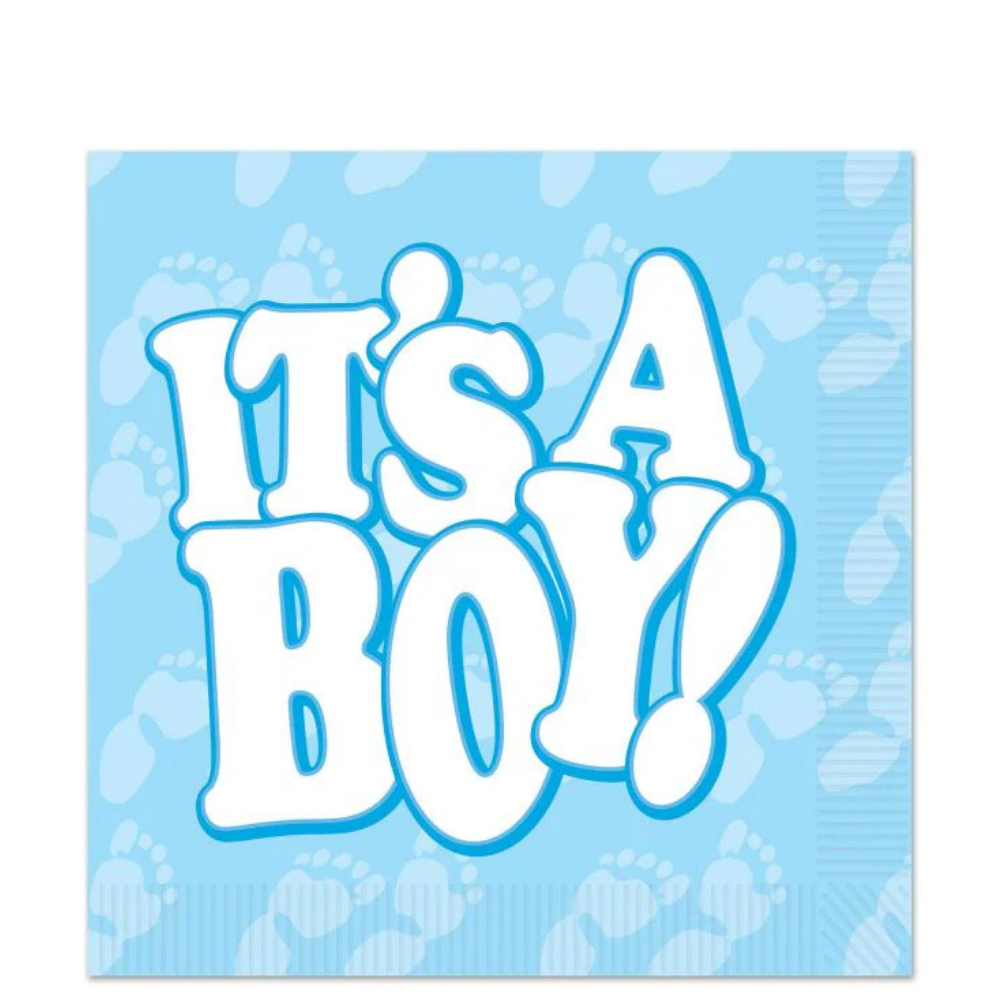 It's A Boy! Lunch Napkins 16ct