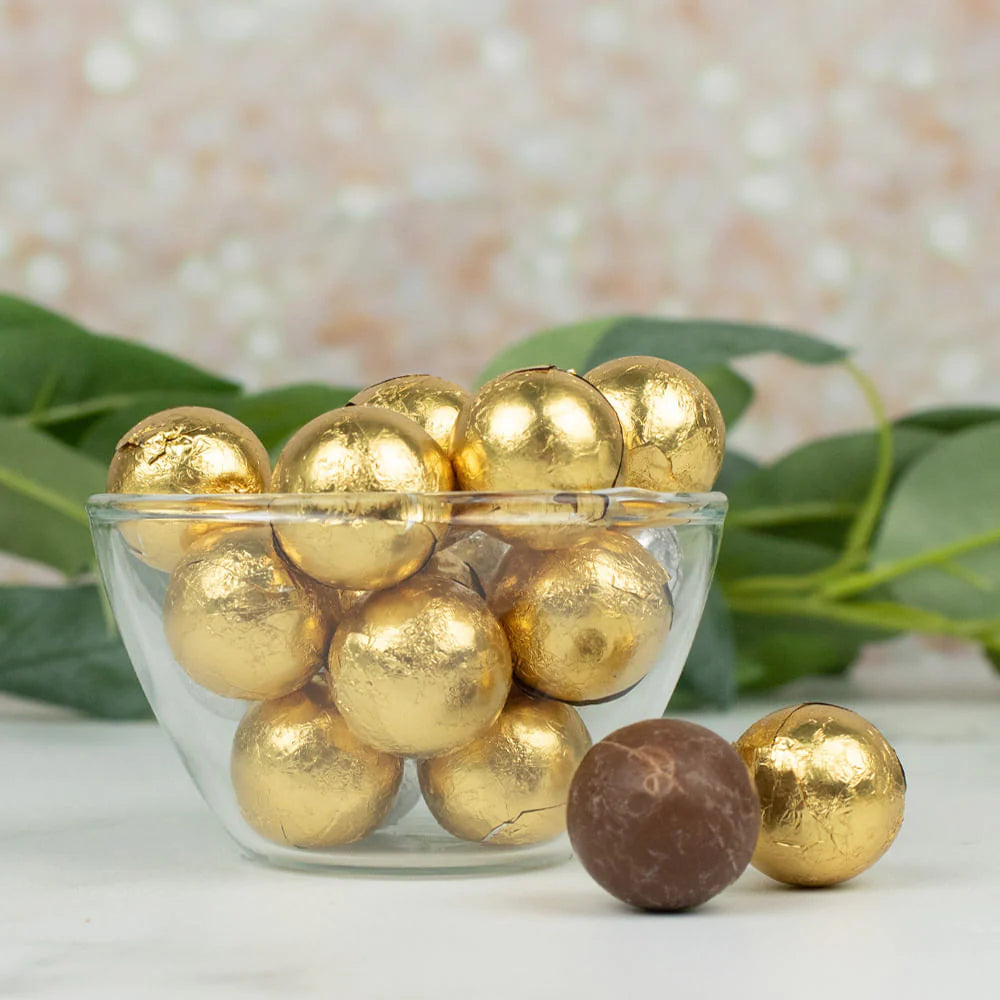 Chocolate Foil Balls 8oz Bag