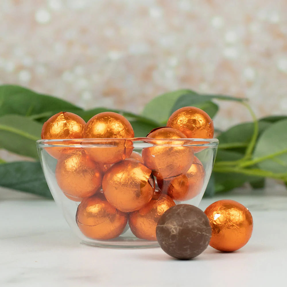 Chocolate Foil Balls 8oz Bag