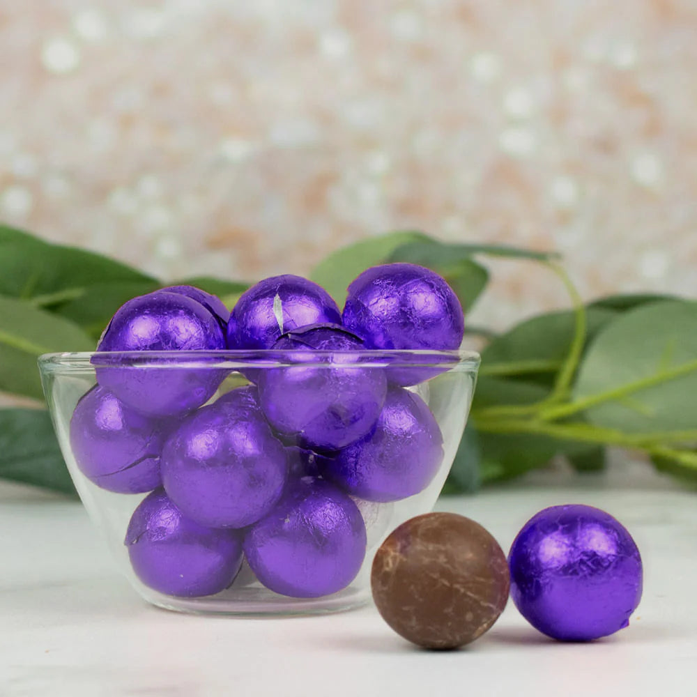 Chocolate Foil Balls 8oz Bag